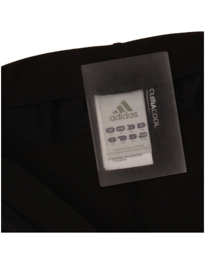 Adidas Womens Climacool Sport Shorts UK 14 Médio Preto Poliéster