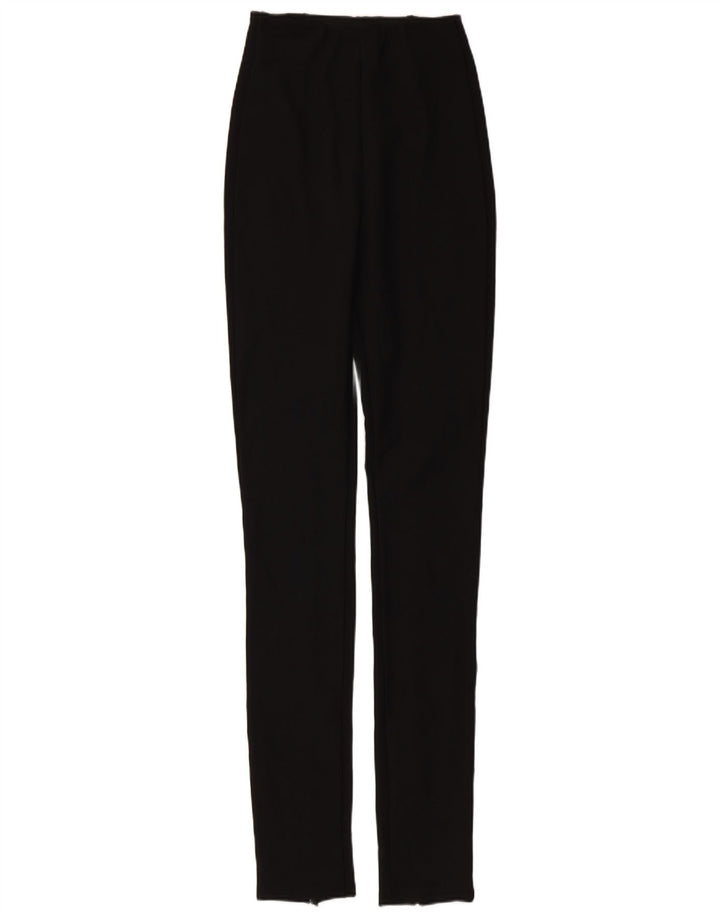 Calça skinny feminina Zara médio W28 L34 poliéster preto