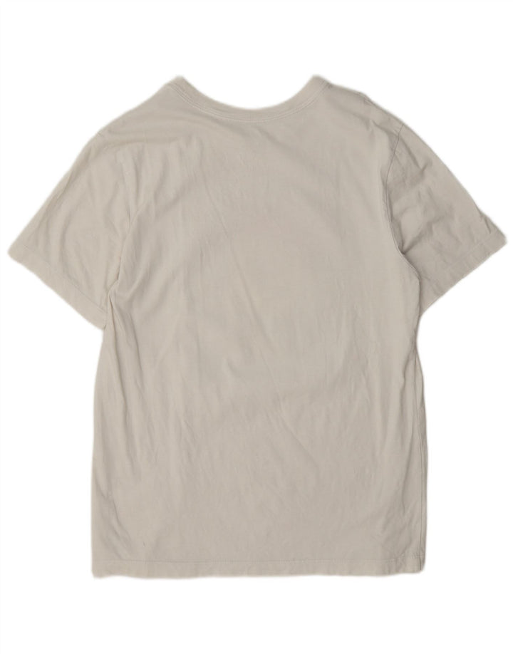Camiseta Nike masculina gráfica Top médio algodão branco