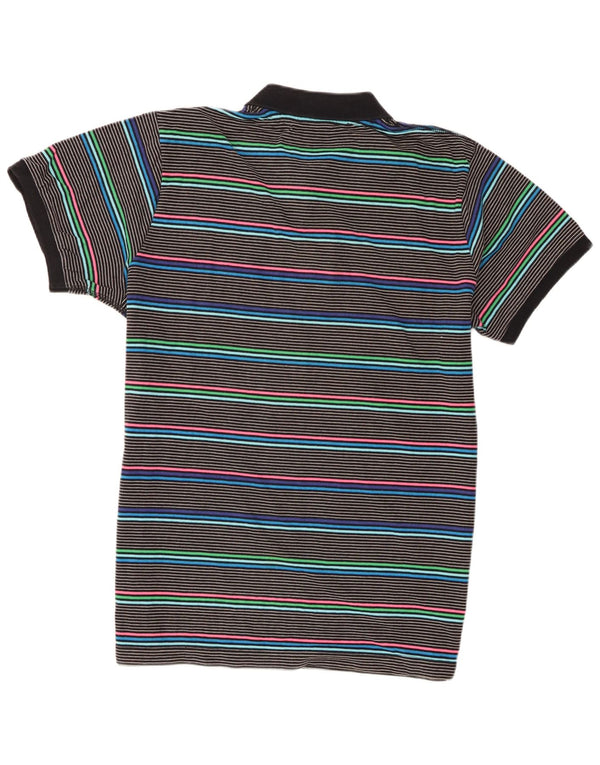 Camisa polo masculina de manga curta Jack & Jones XL listrada multicolorida