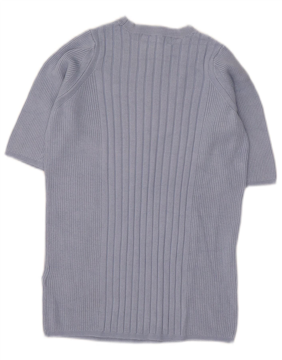 Suéter feminino Marks & Spencer com gola redonda Reino Unido 8 pequeno azul