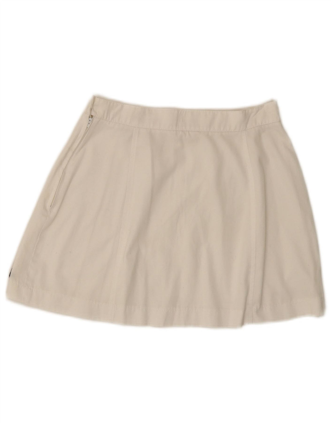 Saia de tênis feminina Ellesse UK 8 pequena branca