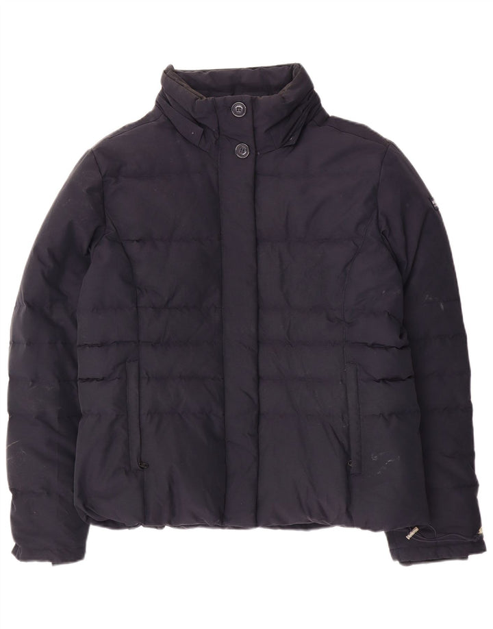 Jaqueta acolchoada feminina Woolrich UK 20 2XL algodão azul marinho