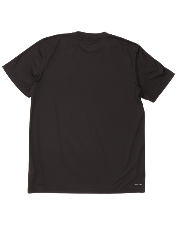 Camiseta Adidas Masculina Climalite Top Grande Poliéster Preto