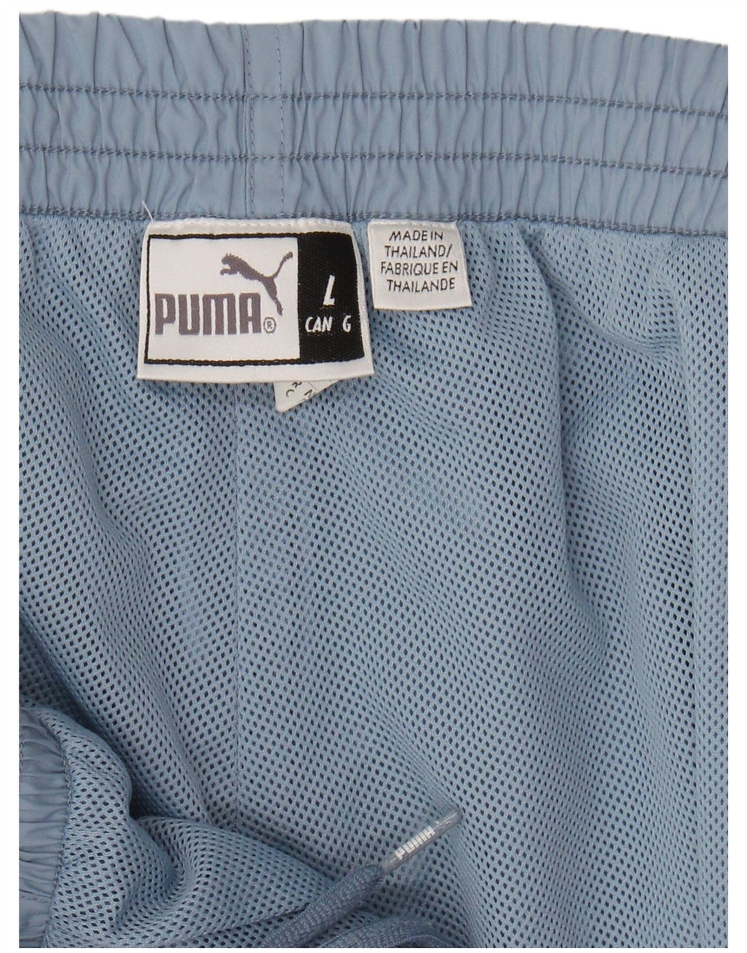 Calça de treino masculina PUMA grande poliéster azul