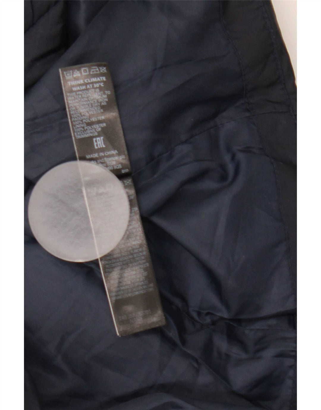 Jaqueta feminina acolchoada acolchoada Marks & Spencer Reino Unido 10 pequena azul marinho