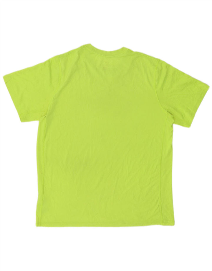 Camiseta masculina NIKE Dri Fit Top grande poliéster verde