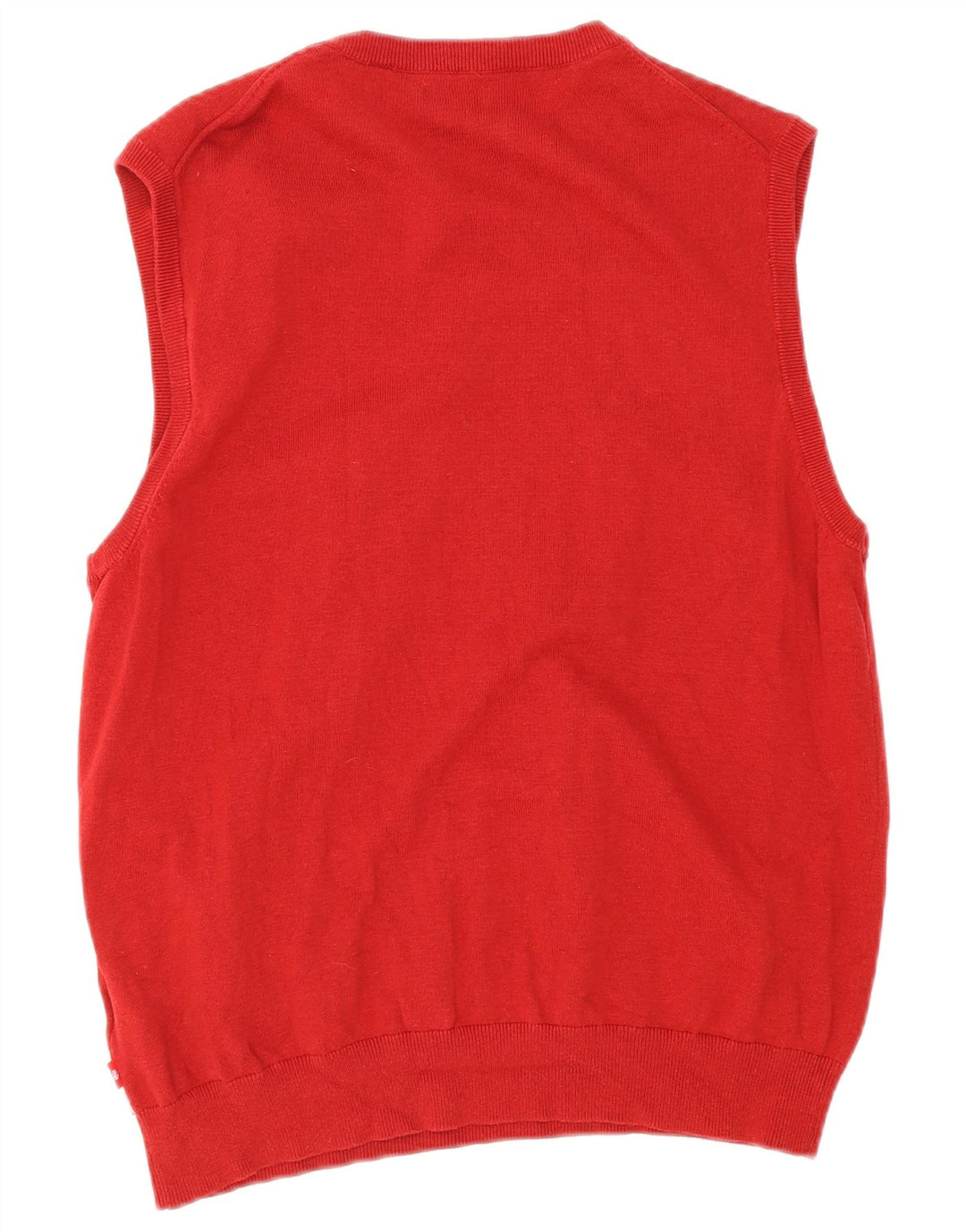Izod Mens Colete Regata Grande Algodão Vermelho