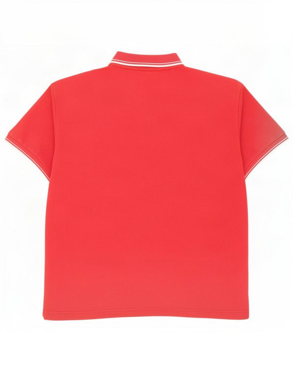 Camisa polo masculina Kappa 2XL algodão listrado vermelho
