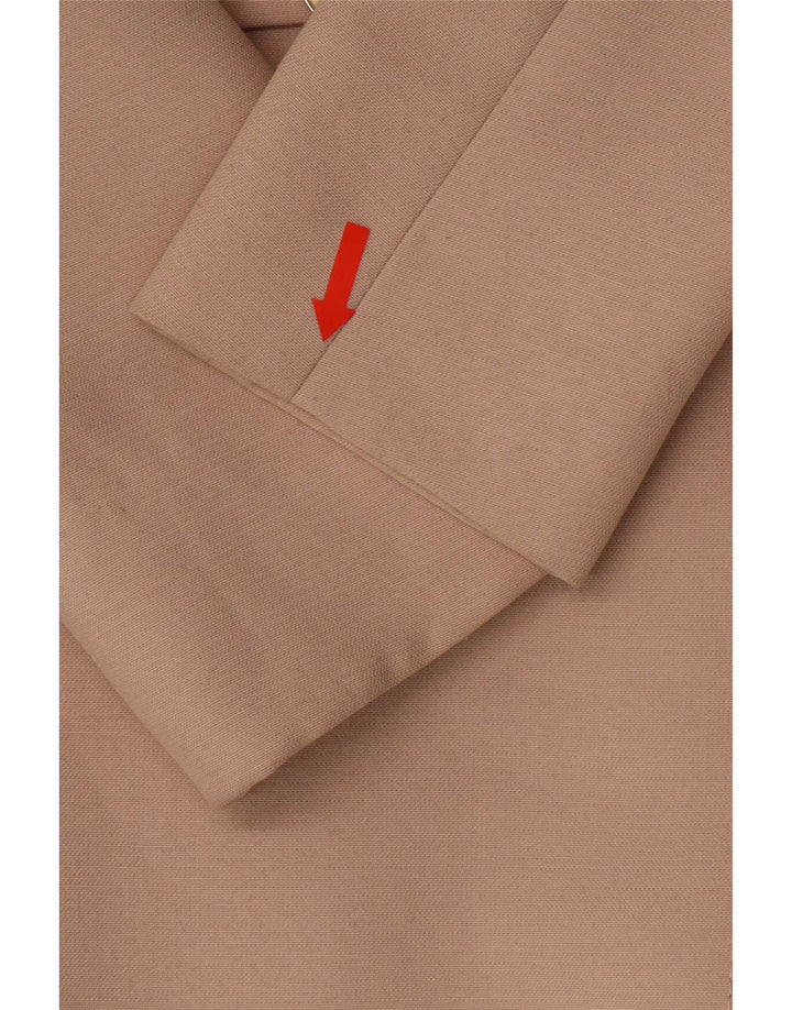 Casaco impermeável feminino vintage IT 48 XL bege