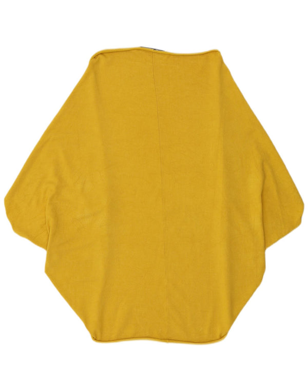 Zara Suéter Poncho Cardigan Feminino Reino Unido 14 Médio Amarelo