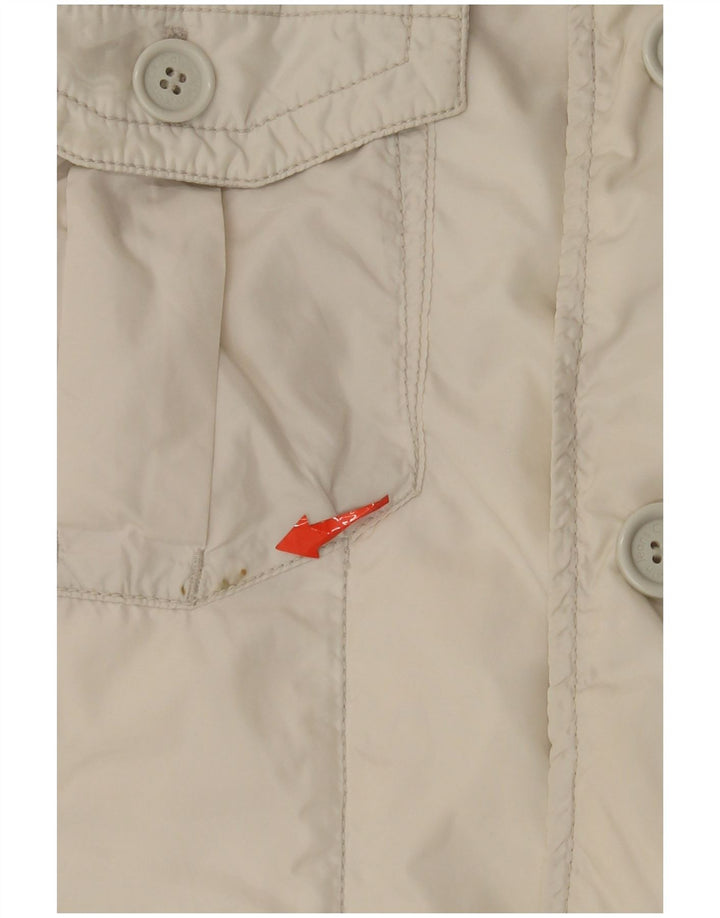 Calvin Klein Jeans Masculino Jaqueta Utilitária UK 38 Médio Branco