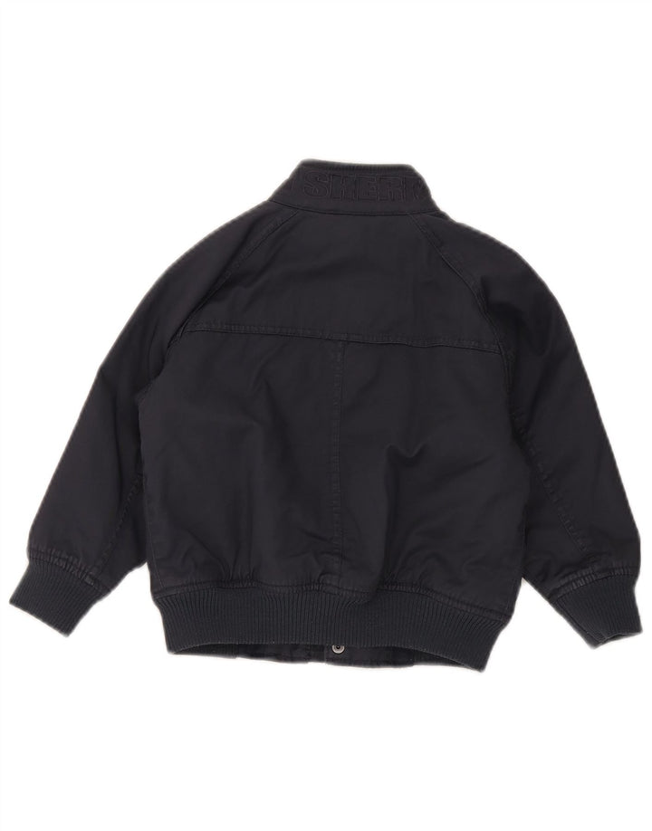 Jaqueta bomber gráfica masculina Ben Sherman 3-4 anos algodão azul marinho