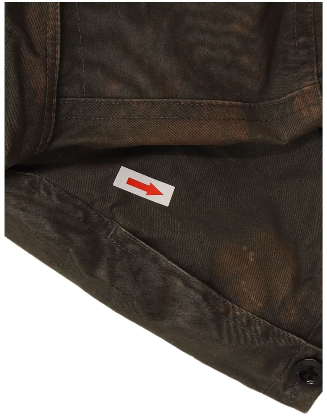 Jaqueta utilitária masculina G-Star UK 38 médio cáqui