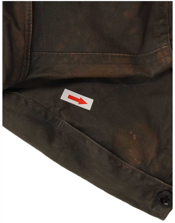 Jaqueta utilitária masculina G-Star UK 38 médio cáqui