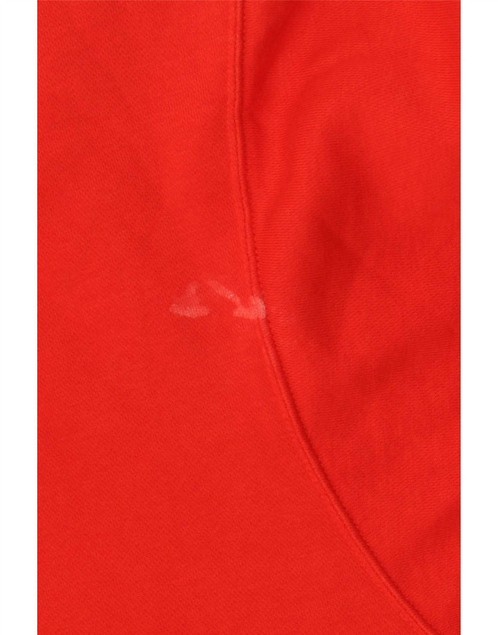 Nike masculino solto ajuste moletom jumper médio algodão vermelho