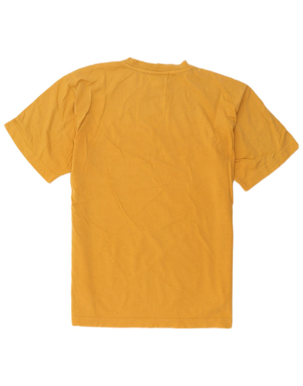 Camiseta masculina Fila Graphic Top grande algodão amarelo