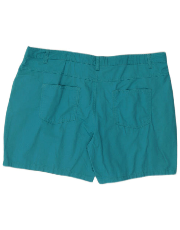 Mountain Warehouse Shorts Chino Feminino Regular UK 18 XL W38 Azul Algodão