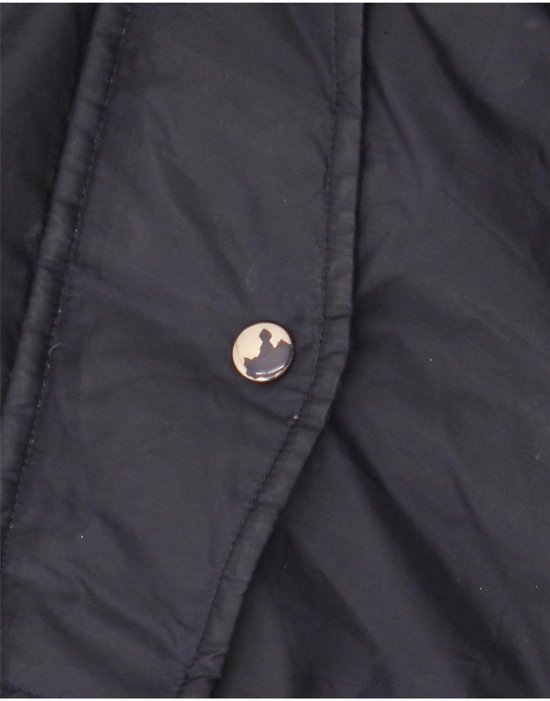 Jaqueta de esqui masculina VINTAGE UK 42 XL azul marinho nylon