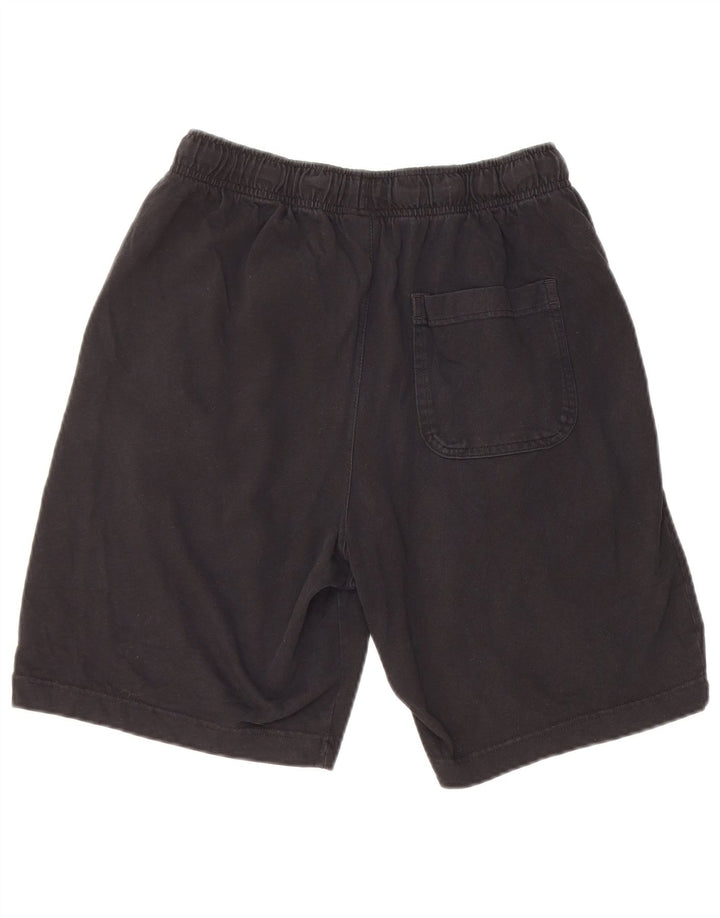Shorts esportivos masculinos Nike médio algodão preto