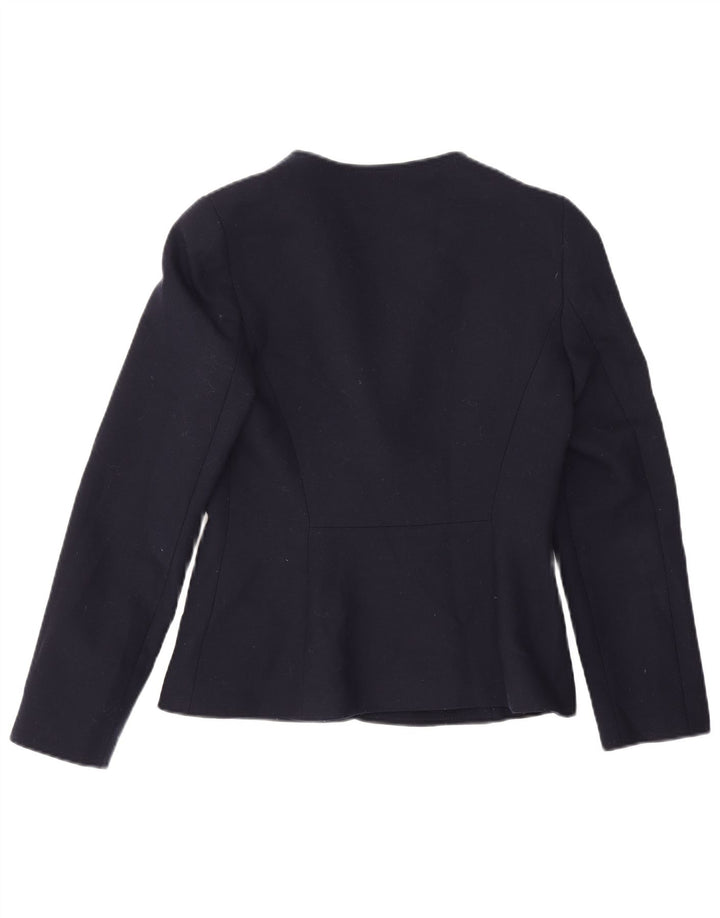 Luisa Spagnoli Jaqueta Blazer Aberta Feminina IT 42 Médio Azul Marinho