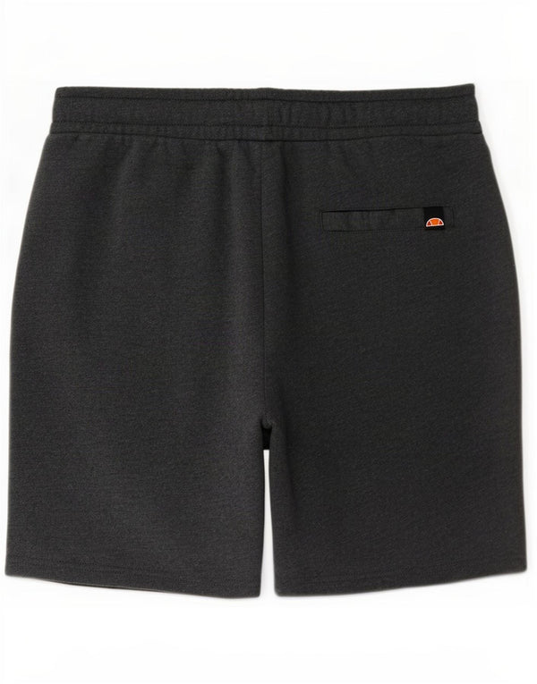 Ellesse Mens Graphic Sport Shorts Médio Algodão Cinza