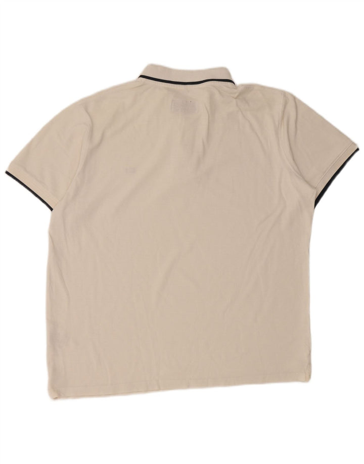 Camisa polo masculina regular CARRERA XL algodão branco