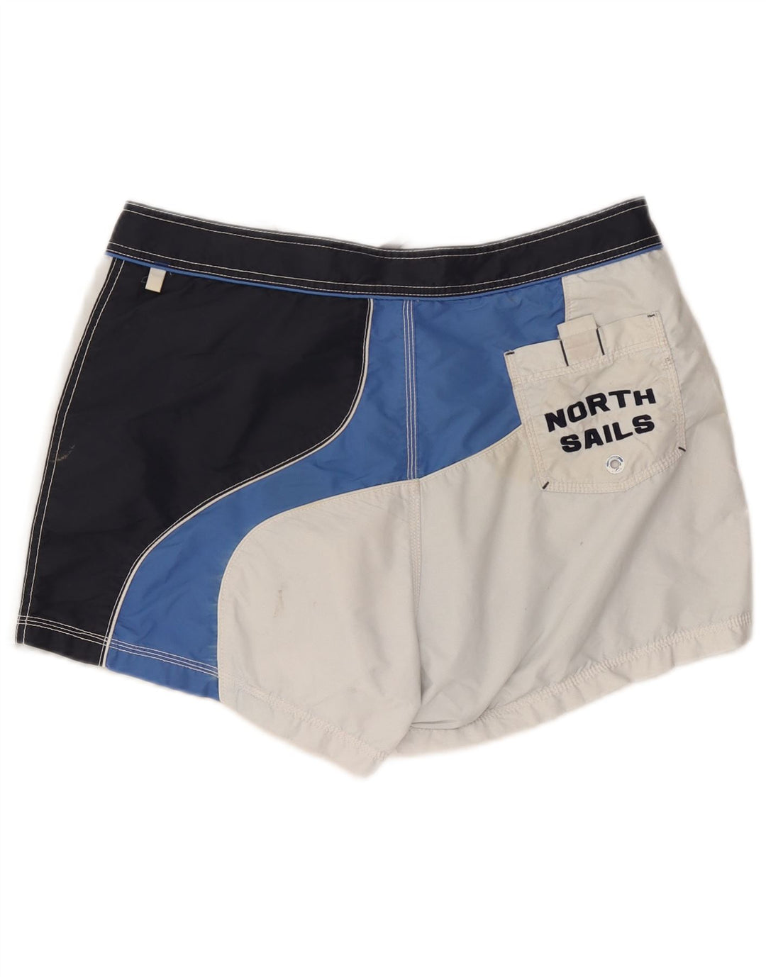 Shorts de natação masculino North Sails grande azul colorblock poliamida