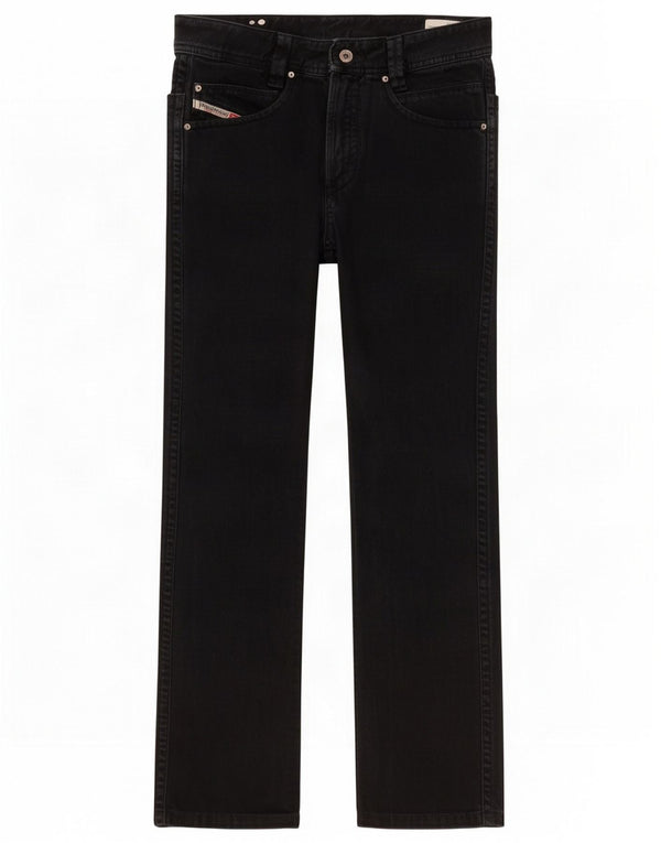 Diesel Meninas Paddom J Straight Jeans 13-14 Anos W30 L28 Algodão Preto