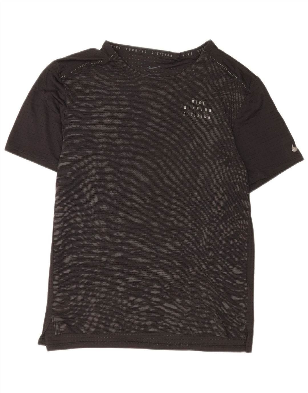 Camiseta Nike Feminina Dri Fit Abstract Pattern Top UK 14 Grande Preto