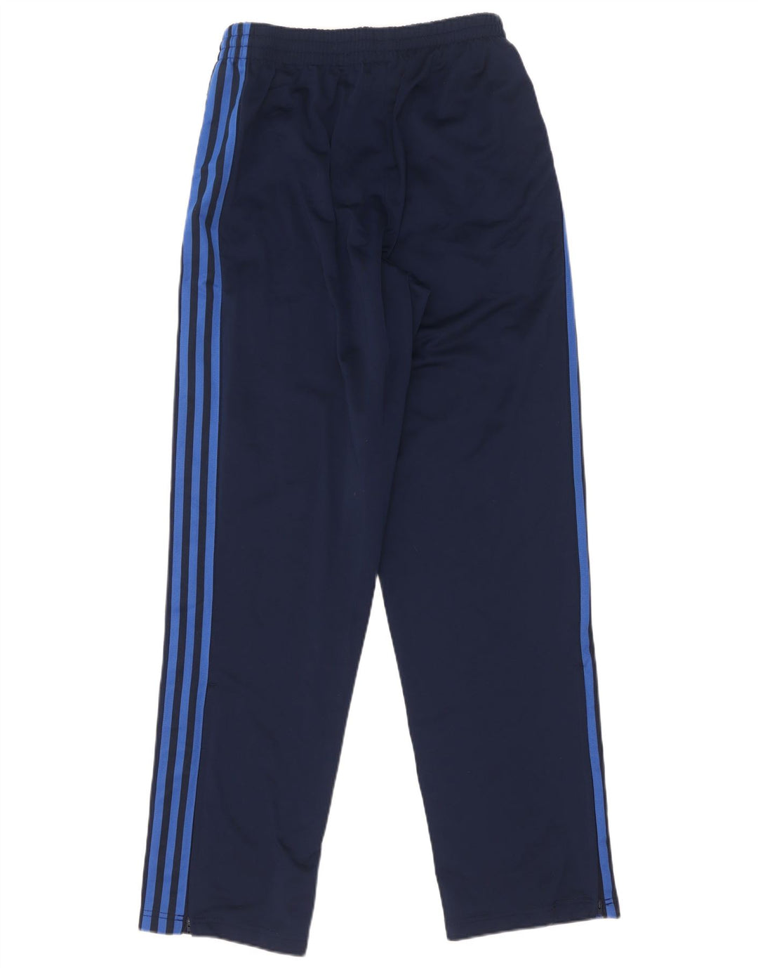 Calça de treino masculina Adidas pequena azul marinho poliéster