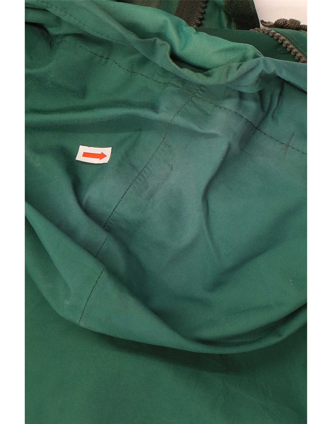 Capa de chuva masculina Berghaus com capuz UK 38 nylon verde médio