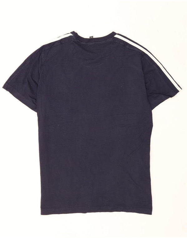 Camiseta masculina Adidas Top XL azul marinho algodão