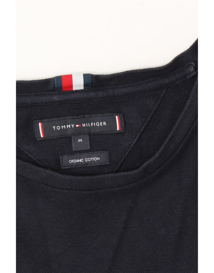 Camiseta masculina Tommy Hilfiger Top médio algodão azul marinho