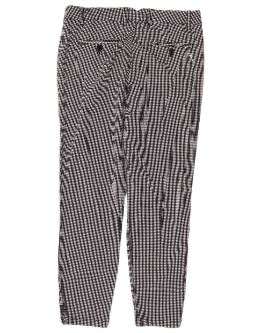 Calça feminina casual slim Chervo IT 44 médio W38 L26 preta guingão