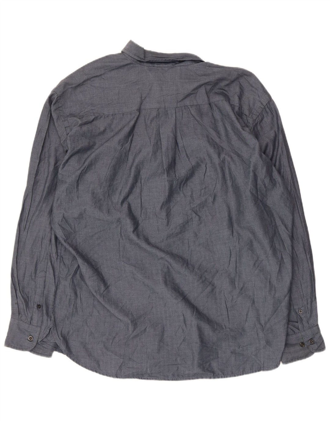 Camisa masculina Dockers Stain Defender XL azul espinha de peixe