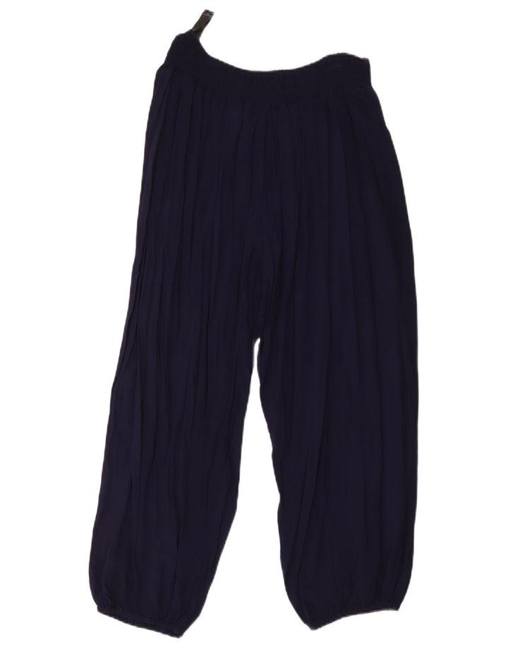 Calça jogger feminina Marks & Spencer grande W30 L23 azul marinho