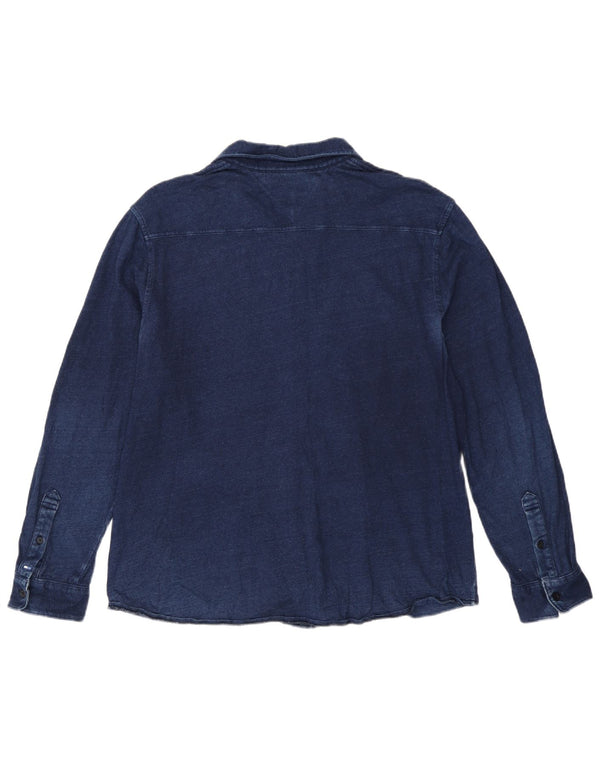 Tommy Hilfiger Camisa Slim Fit Masculina 2XL Azul Marinho