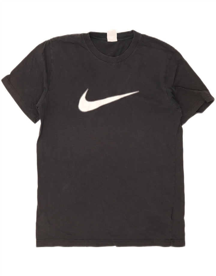 Camiseta Nike masculina gráfica Top médio algodão preto