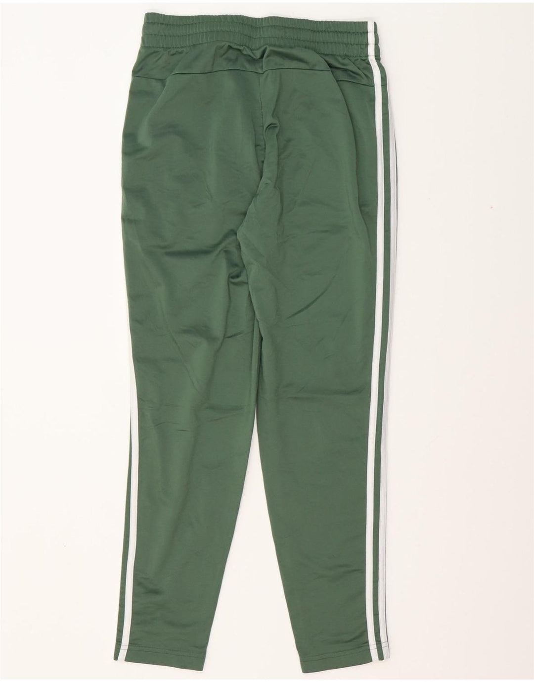 ADIDAS Womens Tracksuit Pants Joggers UK 8/10 Pequeno Verde
