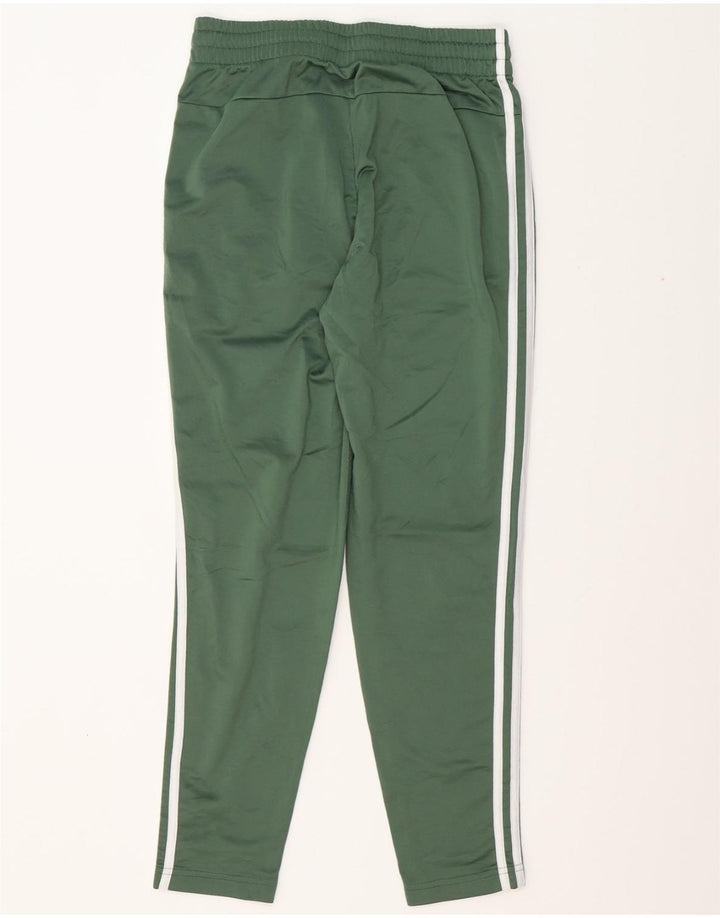 ADIDAS Womens Tracksuit Pants Joggers UK 8/10 Pequeno Verde