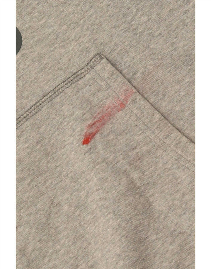Jack Wills moletom com capuz masculino gráfico pequeno algodão cinza