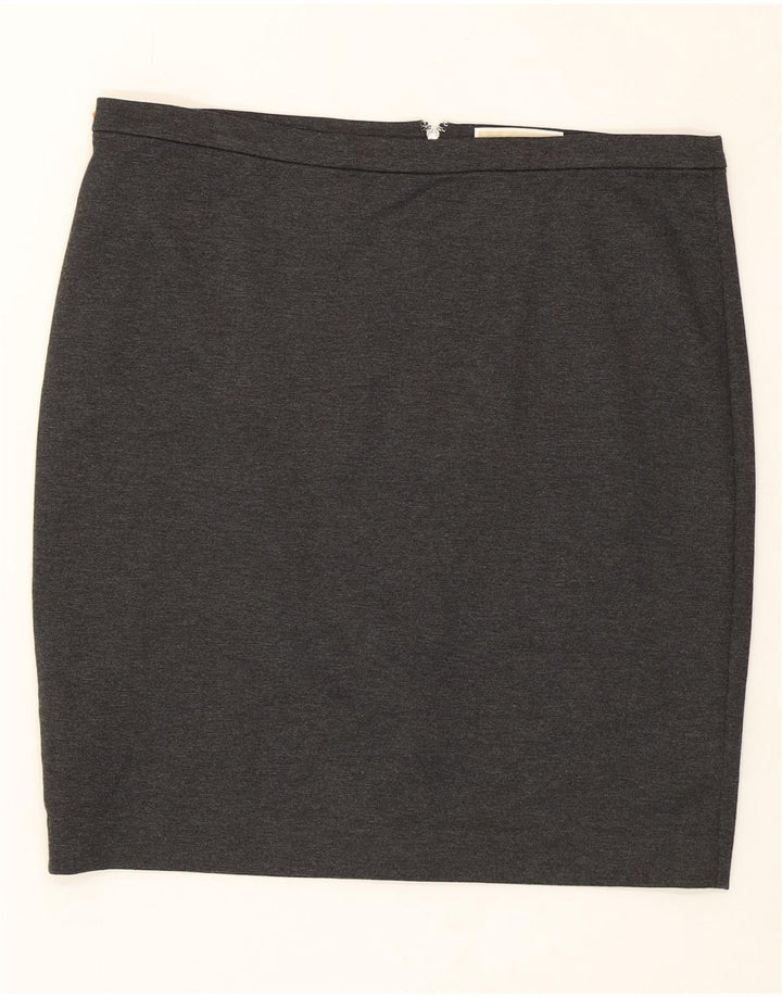 MICHAEL KORS Womens Pencil Skirt US 12 Large W34 Grey Vintage Michael Kors and Second-Hand Michael Kors from Messina Hembry 