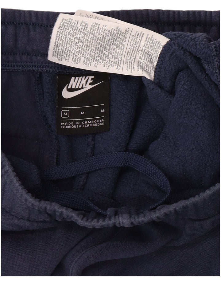 Calça de treino masculina Nike joggers médio azul marinho algodão