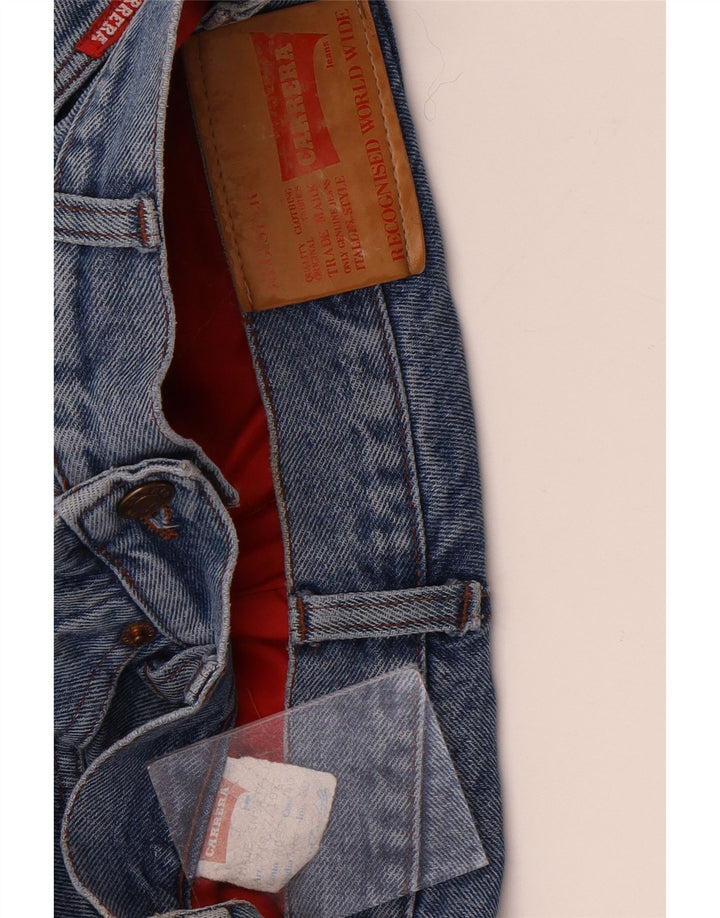 Carrera Mens Straight Jeans IT 46 Pequeno W30 L33 Azul