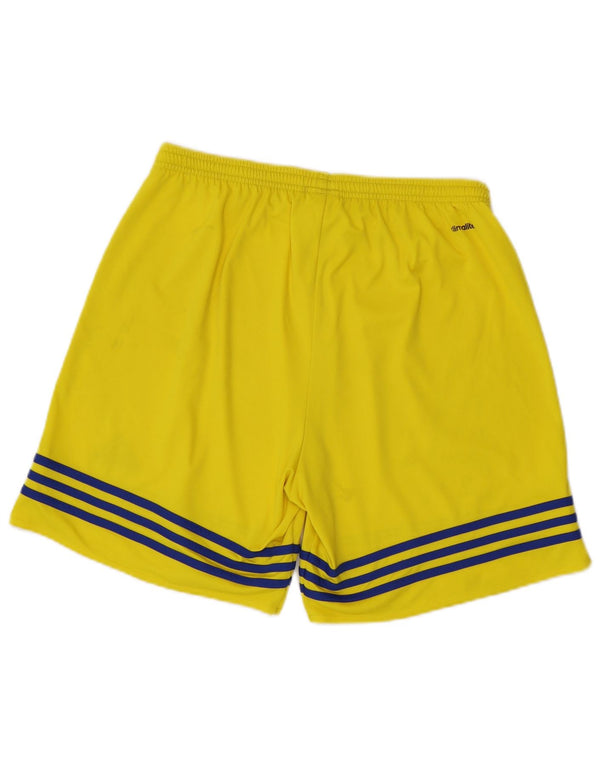 Adidas Mens Climalite Sport Shorts Grande Poliéster Amarelo