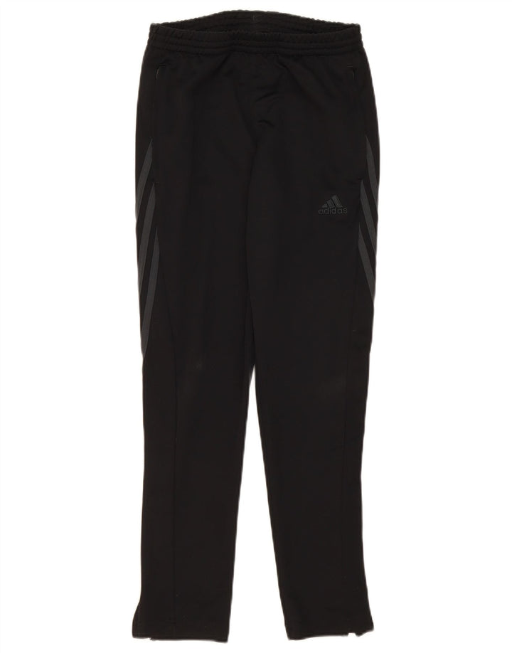 Calças de treino Adidas Boys Climalite 11-12 anos preto poliéster