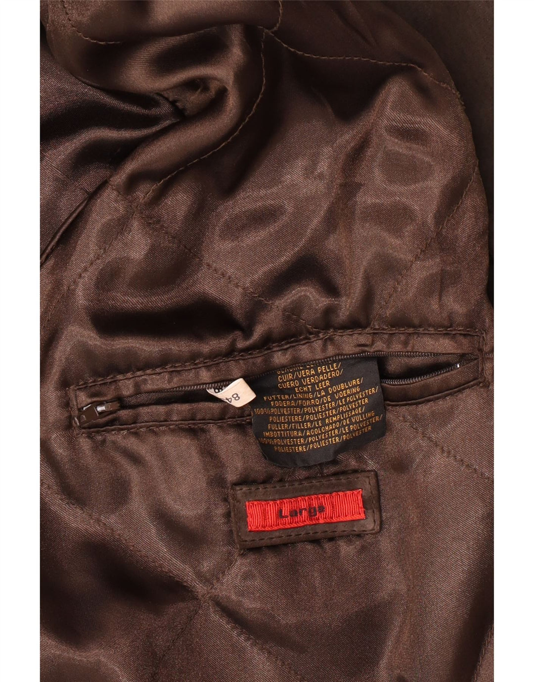 Jaqueta masculina vintage de camurça Reino Unido 40 grande couro marrom