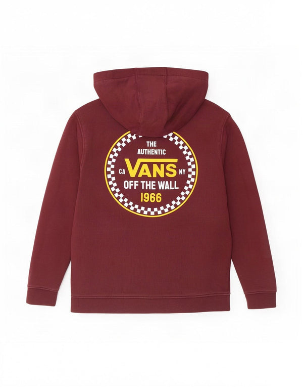 Vans Meninos Graphic Hoodie Jumper 10-11 Anos Médio Algodão Borgonha