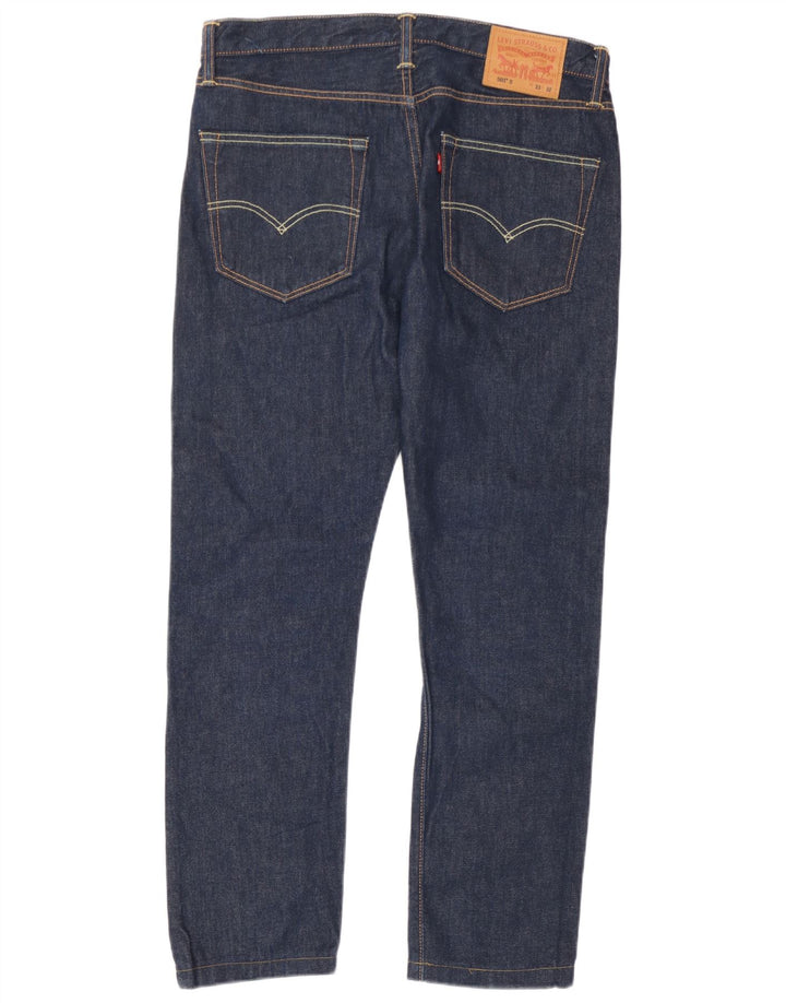 Levi's Masculino 501 Straight Jeans W33 L27 Azul Algodão